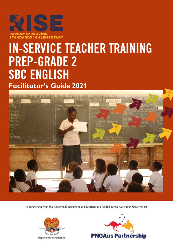 Prep G SBC English Inservice Facilitation Guide
